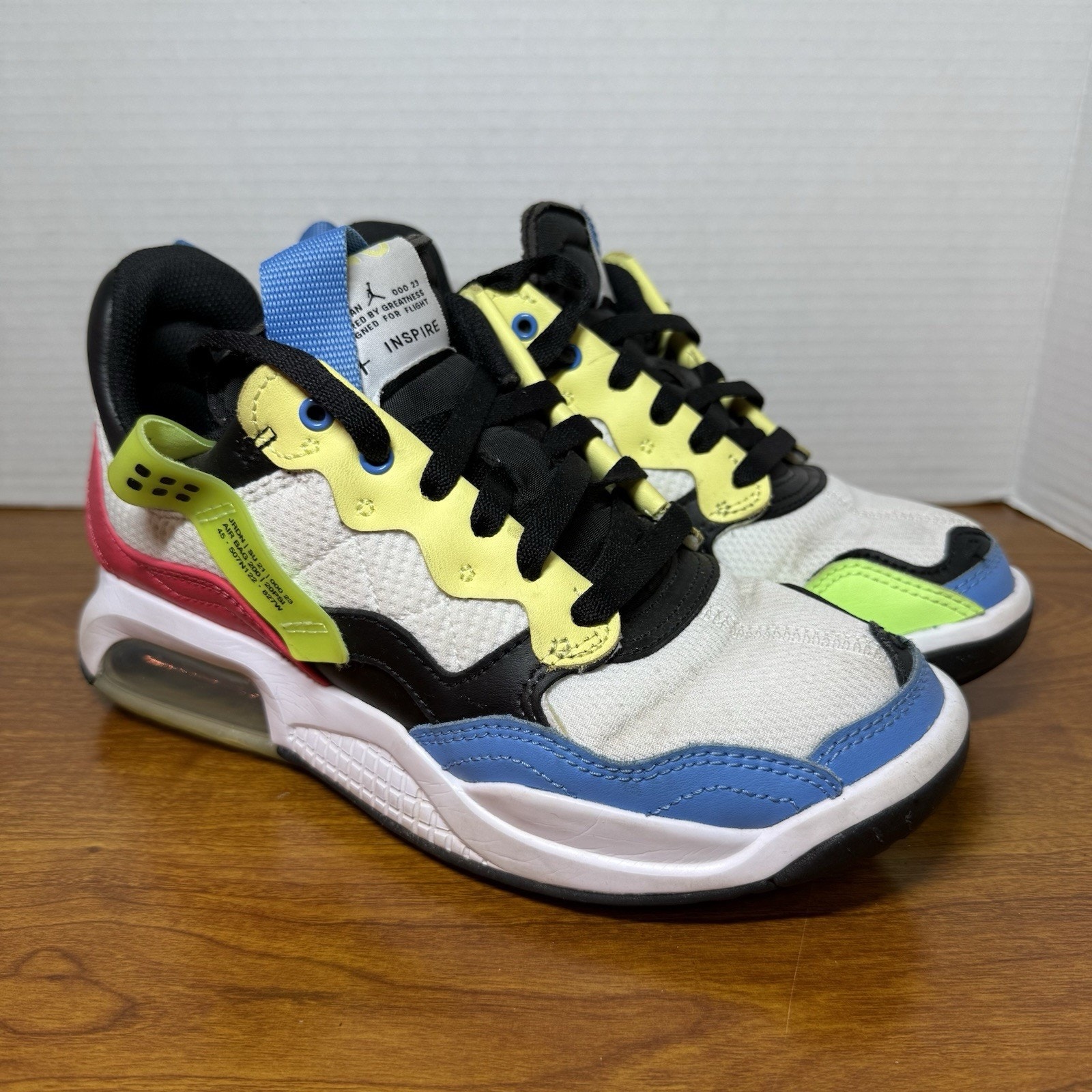 Jordans Ma2 White Coast Cw6594-110 Multi Color Athletic Shoe Sneaker Youth 5